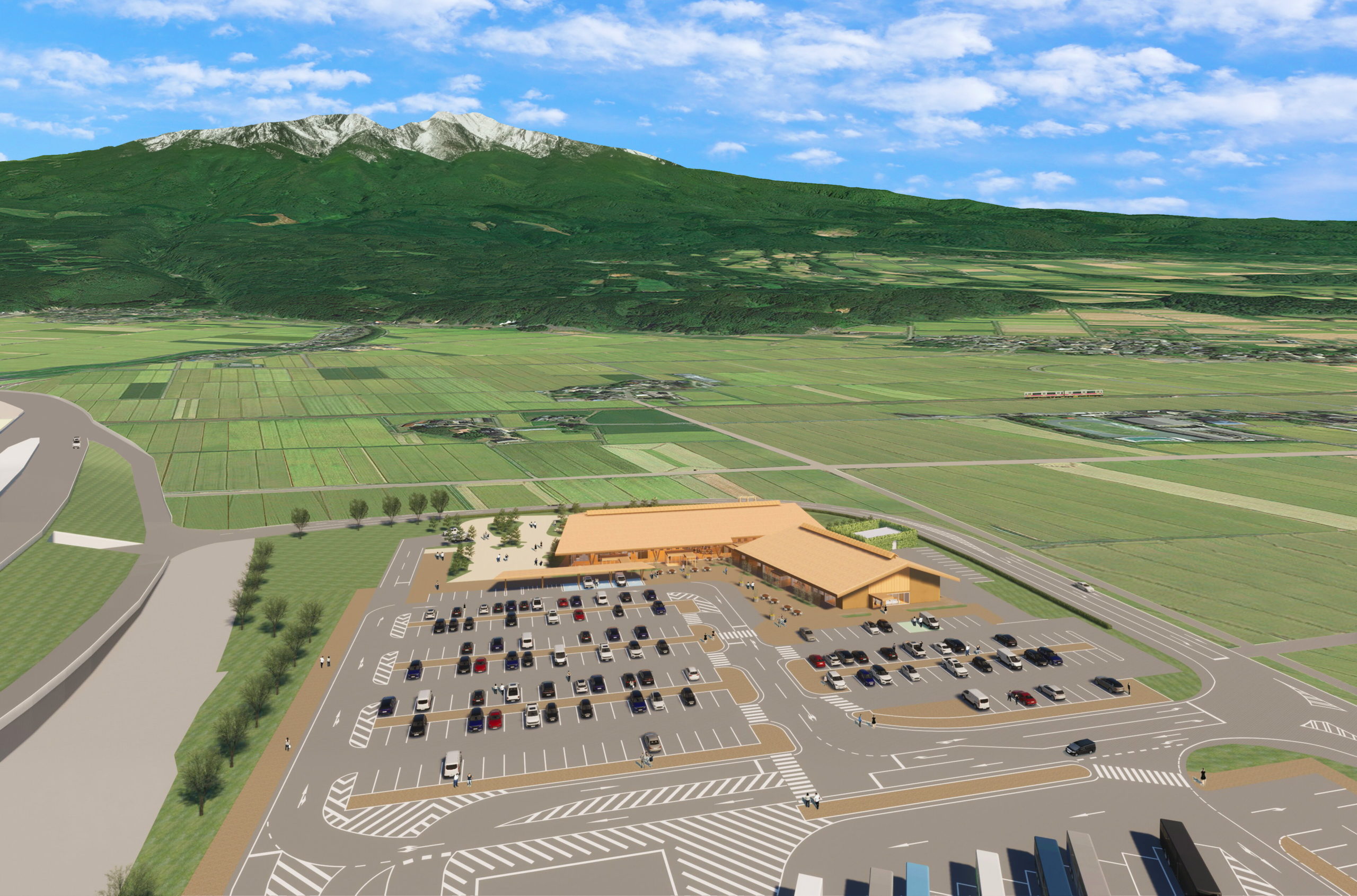 【遊佐町】遊佐パーキングエリアタウン(道の駅鳥海移転整備）事業