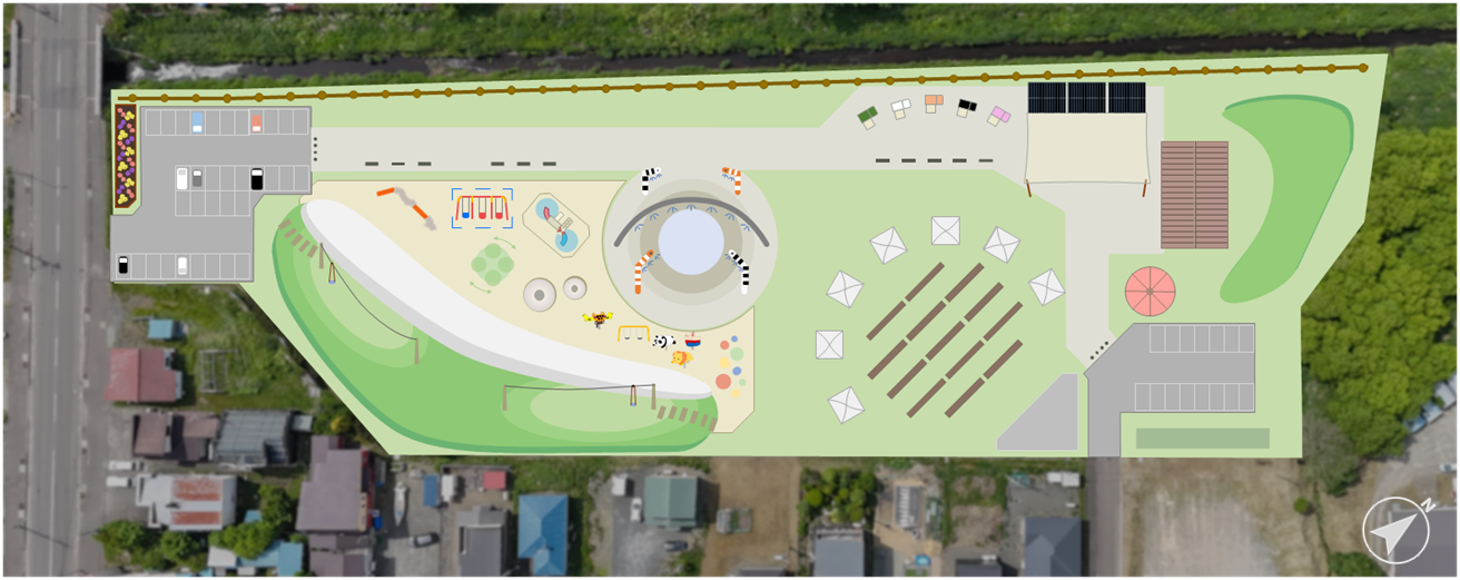 【浜中町】地域の魅力を生かし新しい人の流れを創出する事業 茶内ふれあい交流公園再整備事業