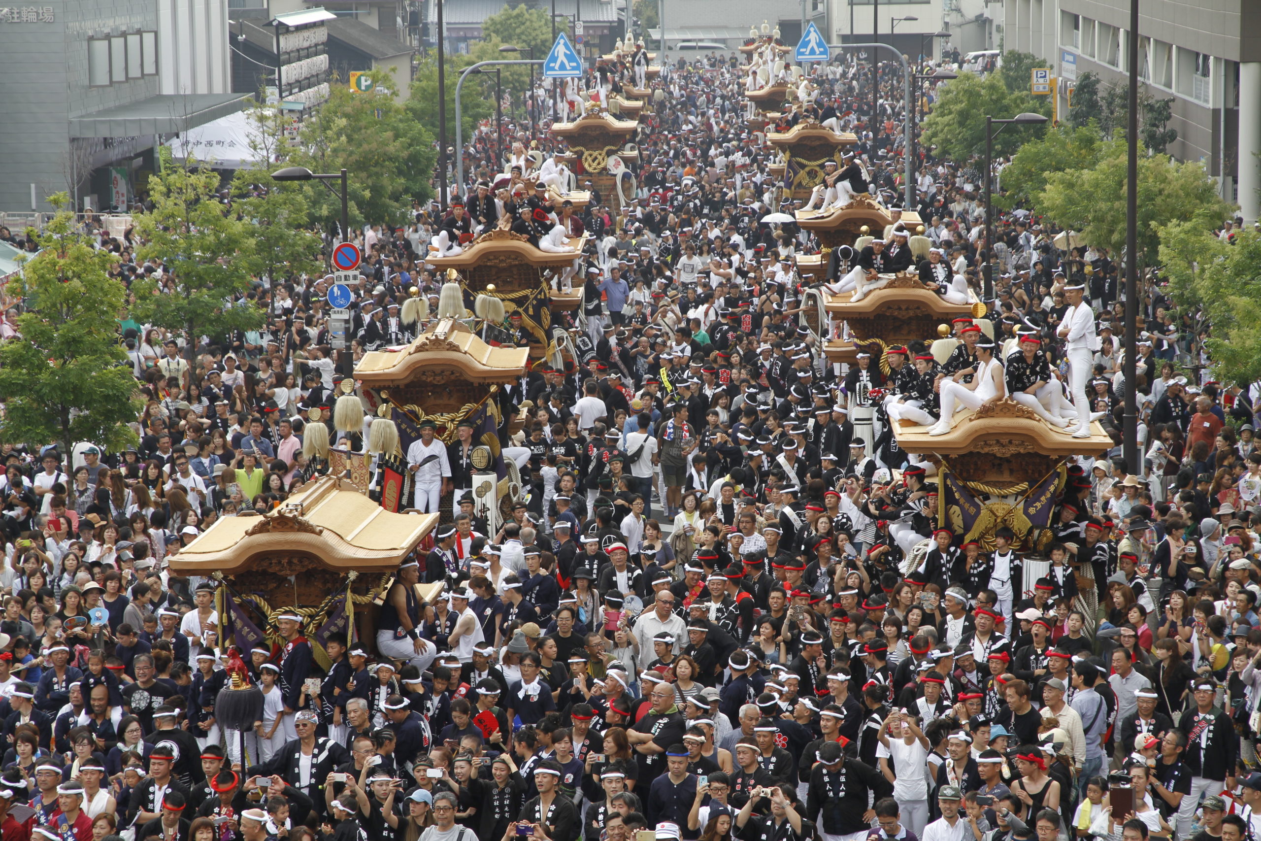【和泉市】和泉市制70周年を祝う だんじり記念曳行